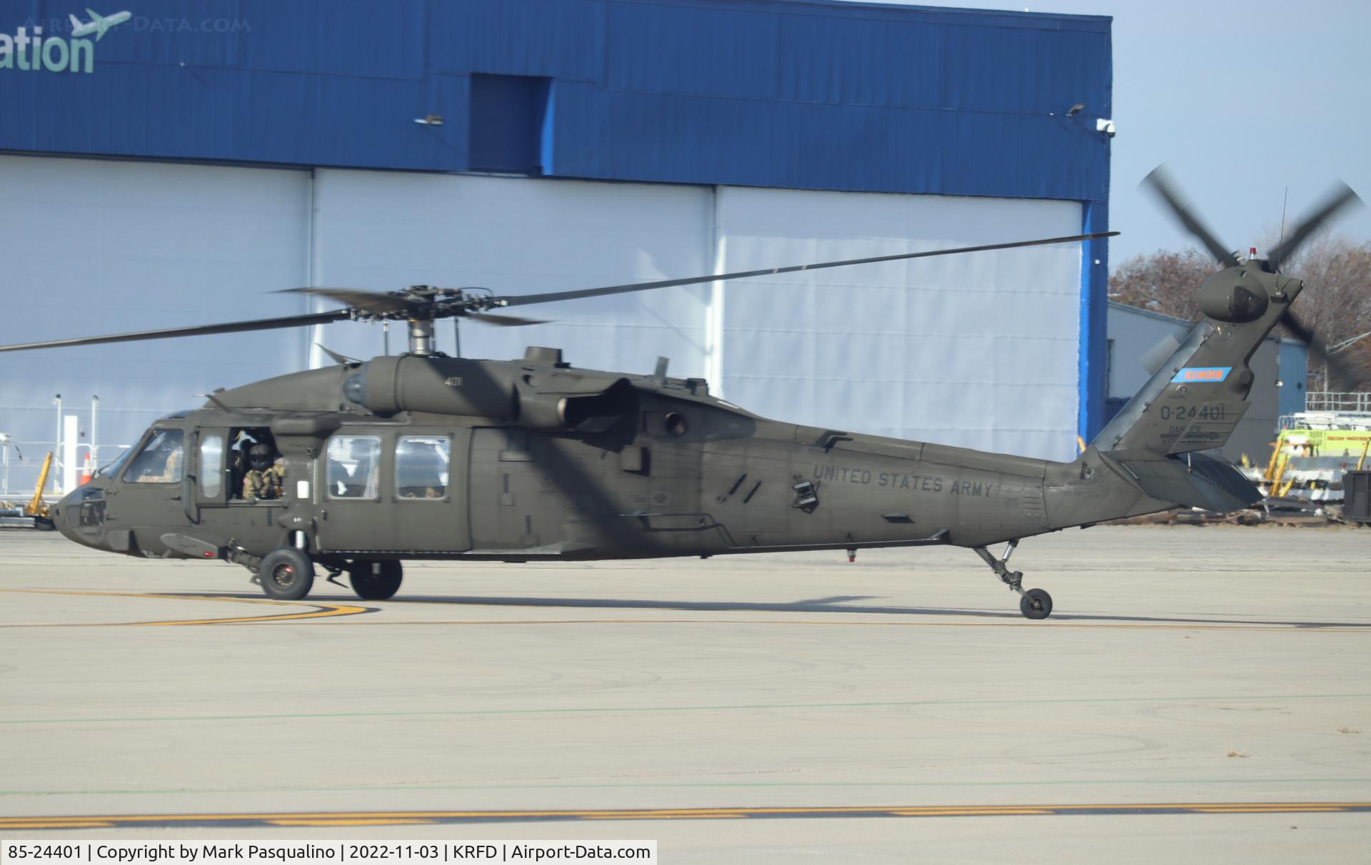 85-24401, 1985 Sikorsky UH-60A C/N 70877, Sikorsky UH-60A