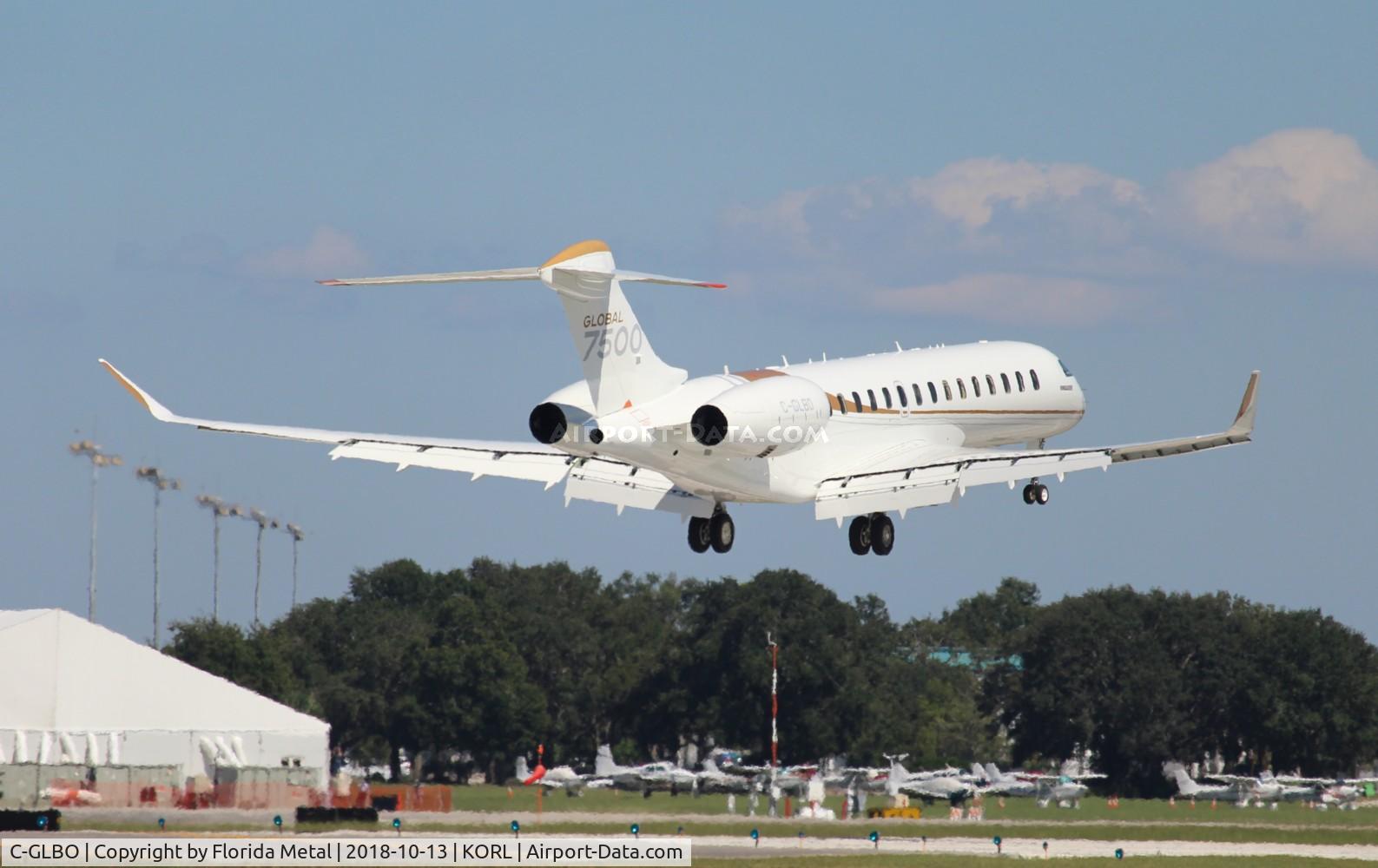 C-GLBO, 2016 Bombardier BD-700-2A12 Global 7500 C/N 70001, Global 7500 zx