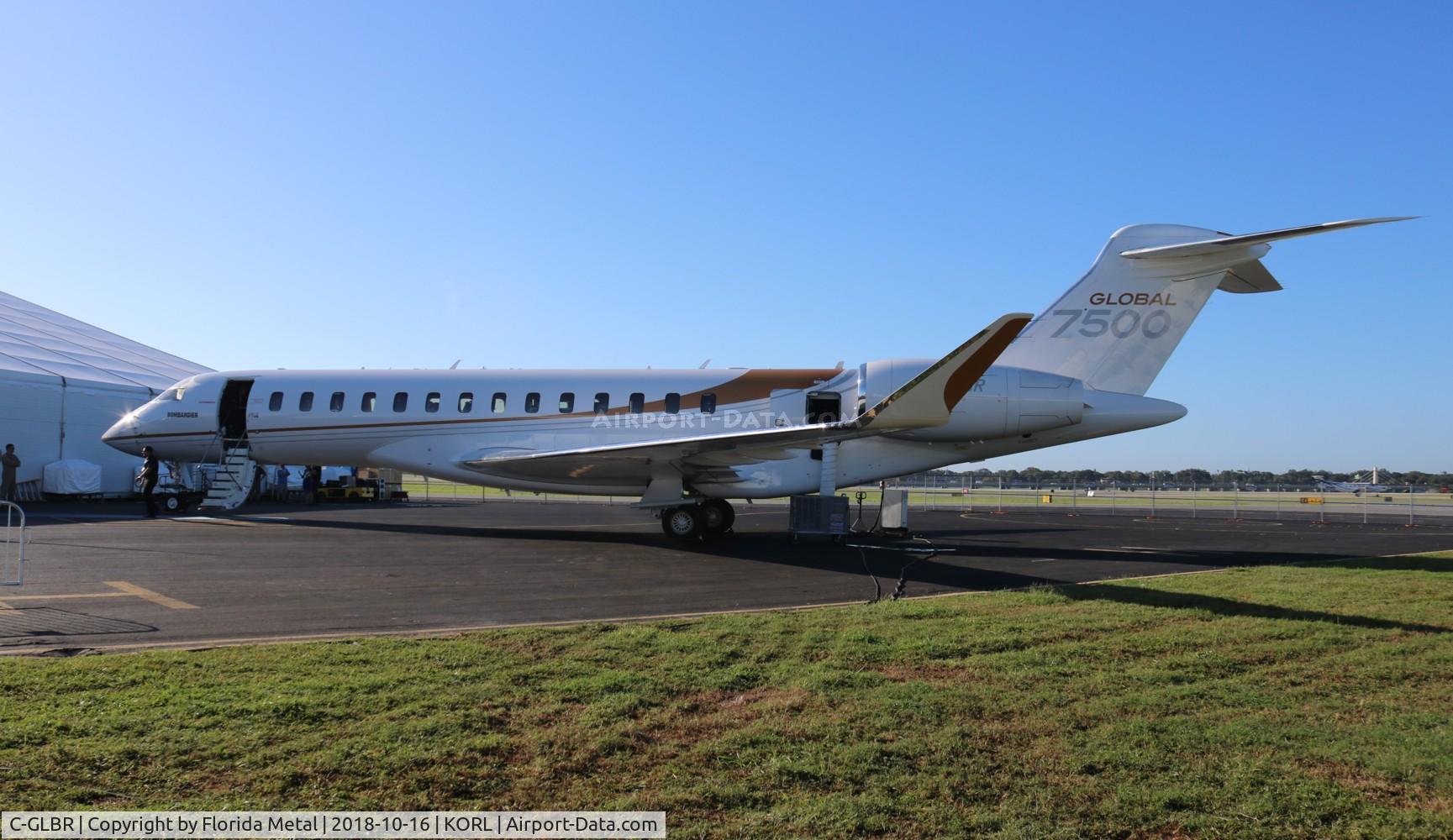 C-GLBR, 2017 Bombardier BD-700-2A12 Global 7000 C/N 70004, Global 7500 zx