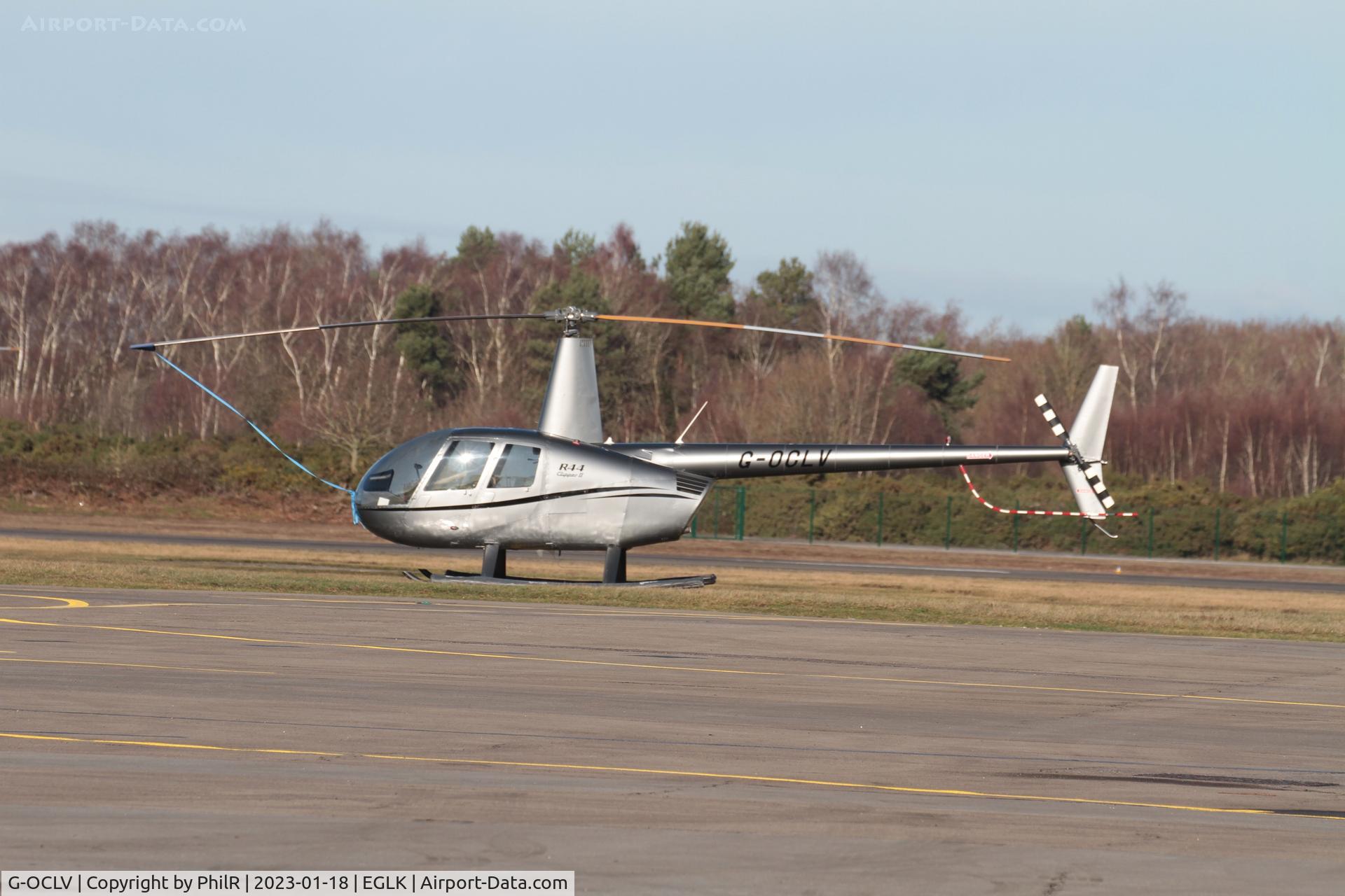 G-OCLV, 2006 Robinson R44 Clipper II C/N 10498, G-OCLV 2006 Robinson R44 Clipper ll Blackbushe
