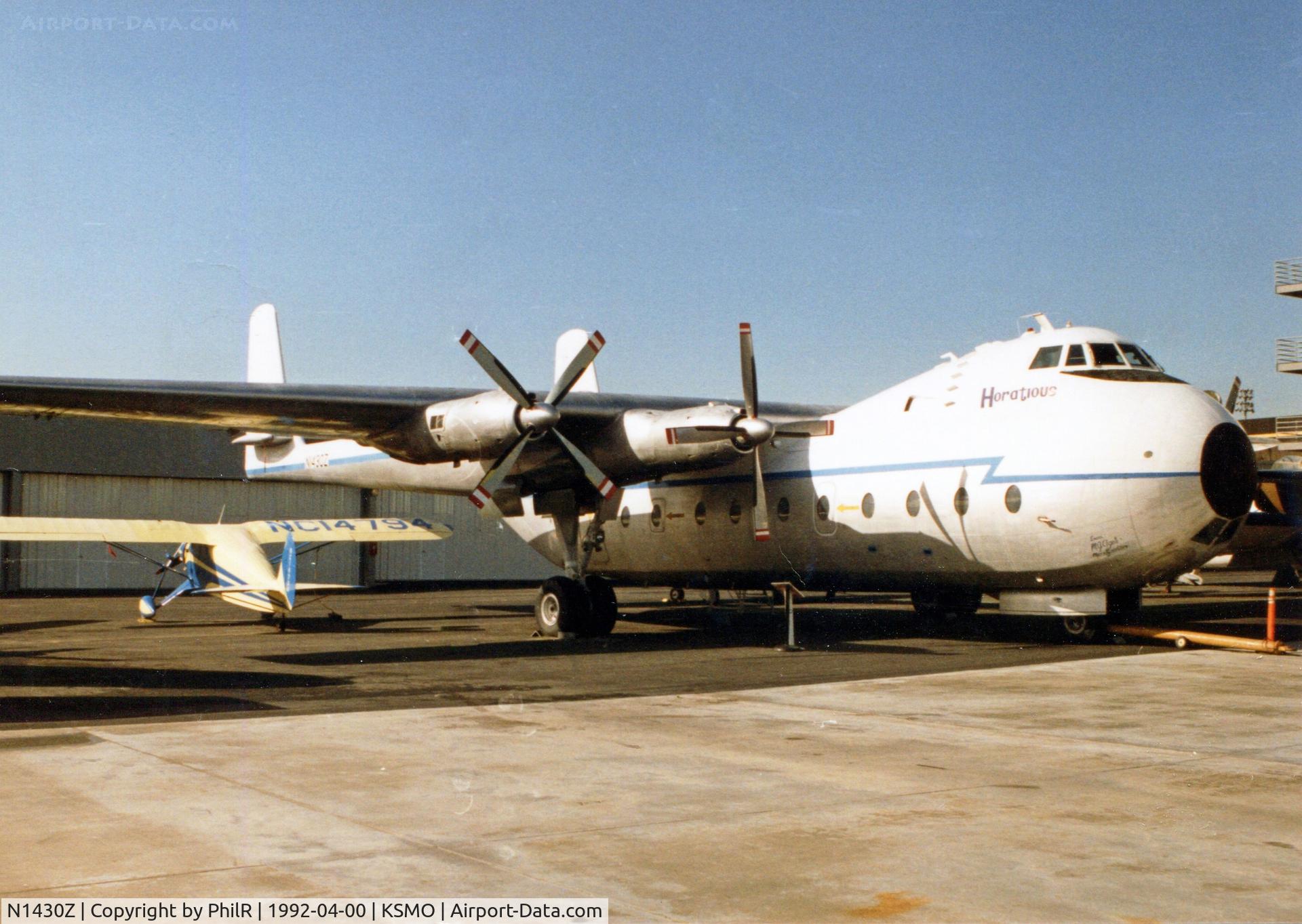 N1430Z, 1962 Armstrong Whitworth AW-660 Argosy T.2 C/N 6779, N1430Z (XP447) 1962 AW650 Argossy C1 Santa Monica