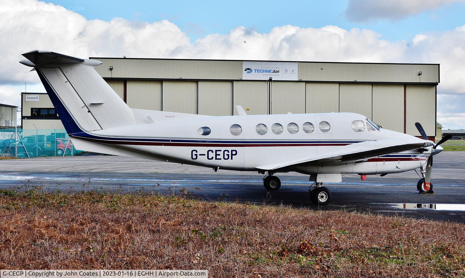 G-CEGP, 1980 Beech 200 Super King Air C/N BB-726, At BAS East