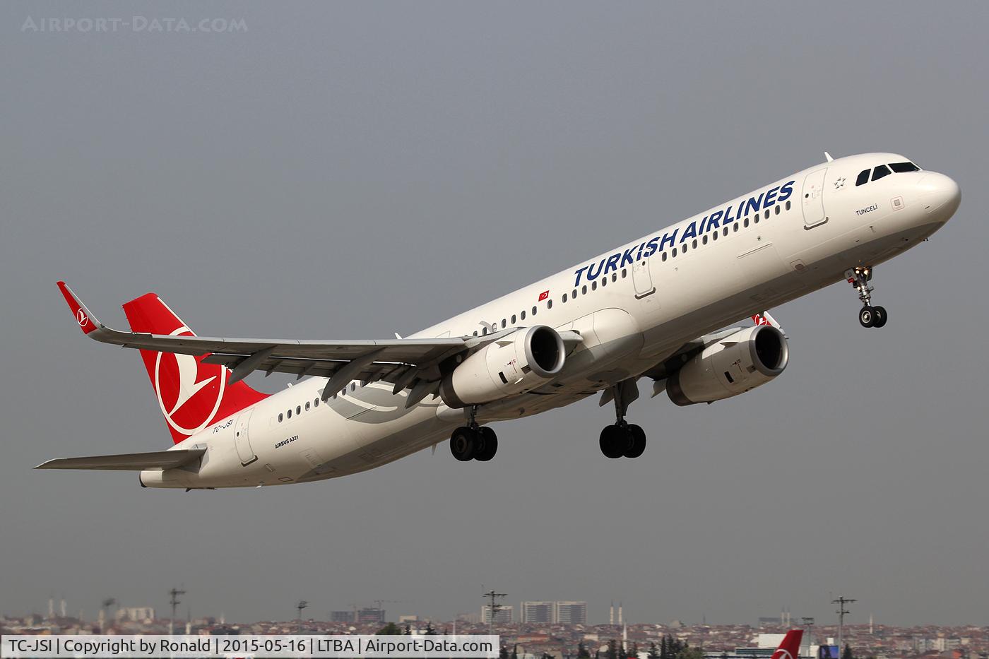 TC-JSI, 2013 Airbus A321-231 C/N 5584, at ist