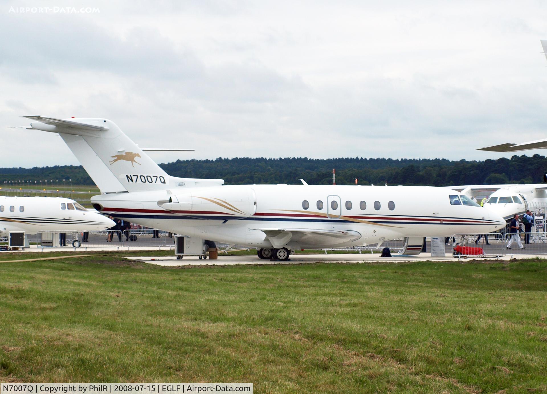 N7007Q, 2008 Hawker Beechcraft 4000 C/N RC-7, N7007Q 2006 Raytheon Hawker 4000 FAB