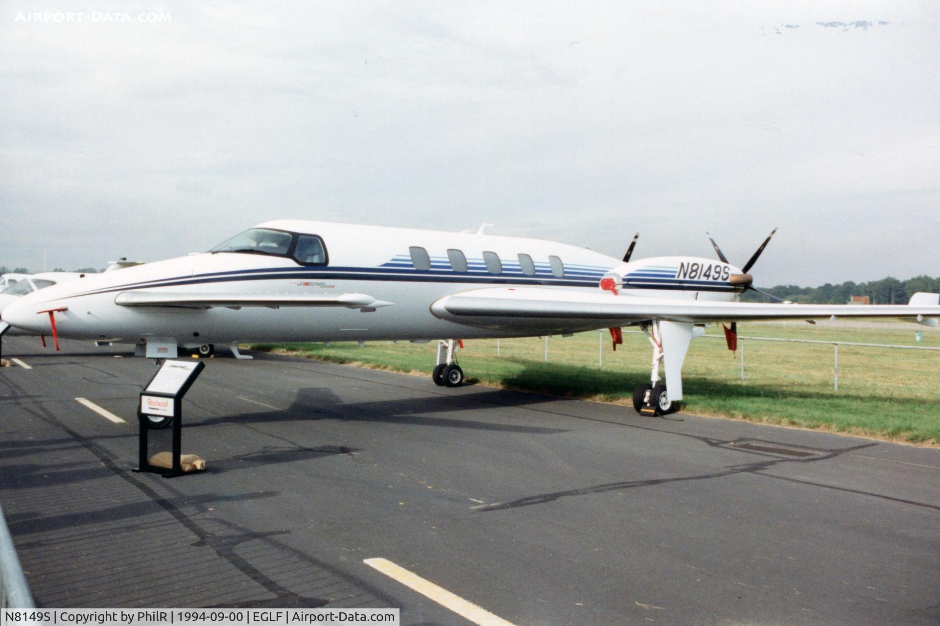 N8149S, 1993 Beech 2000A Starship 1 Starship 1 C/N NC-35, N8149S 1993 Beech 2000A Starship 1 FAB
