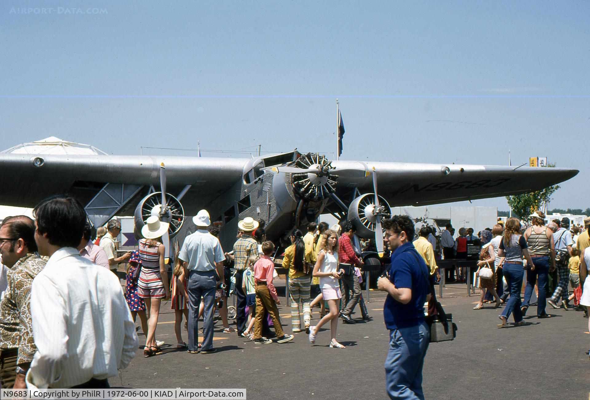 N9683, 1929 Ford 5-AT-B Tri-Motor C/N 39, N9683 1929 Ford 5-AT-B Tri Motor Transpo 72 IAD