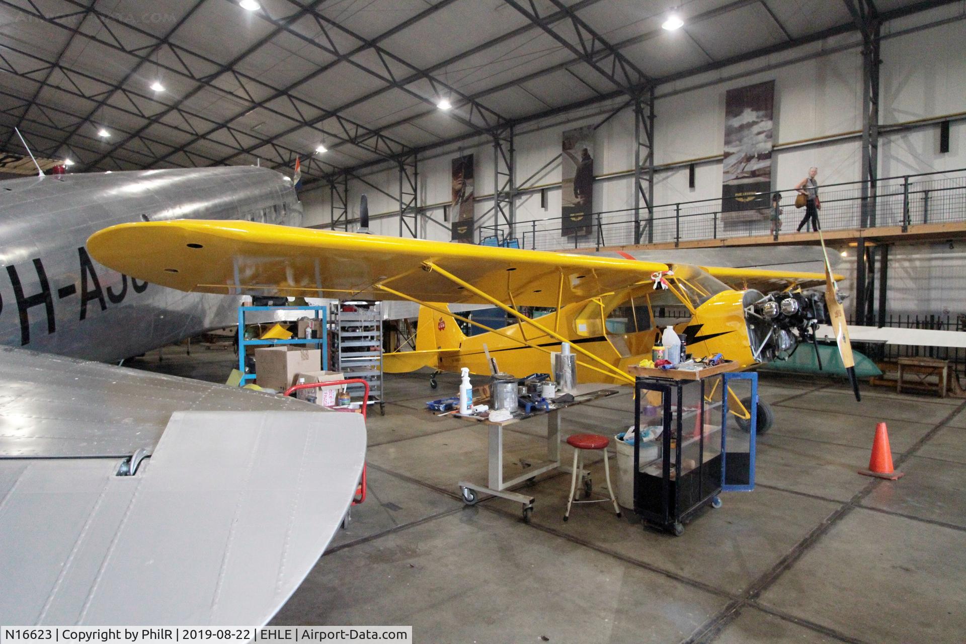 N16623, 1940 Piper J-3 Cub C/N 4740, N16623 1940 Piper J-3 Cub Aviodrome Lelystad