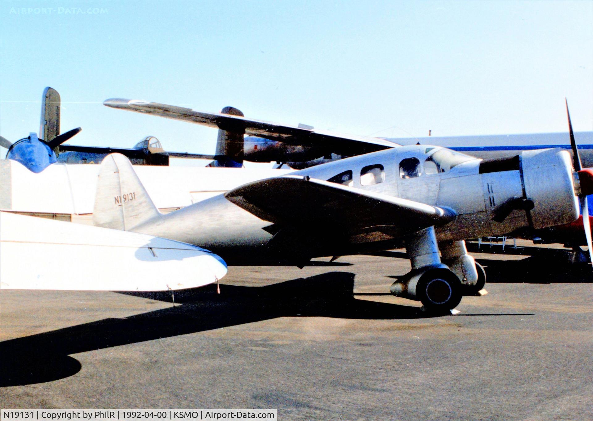 N19131, 1939 Duramold F46A C/N 5000, N19131 1939  Duramold F46A Santa Monica