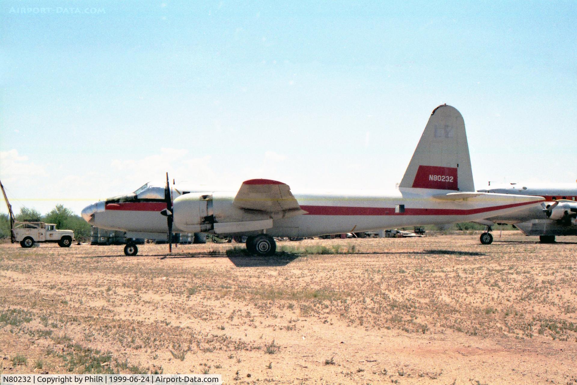 N80232, 1991 Lockheed SP-2H (P2V-7S) Neptune C/N 726-7198, N80232 1991 conv Lockheed P2V-7 Neptune Avra Valley