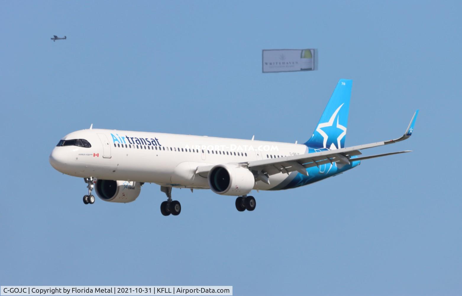 C-GOJC, 2021 Airbus A321-271NX C/N 10521, Air Transat A321 NEO zx