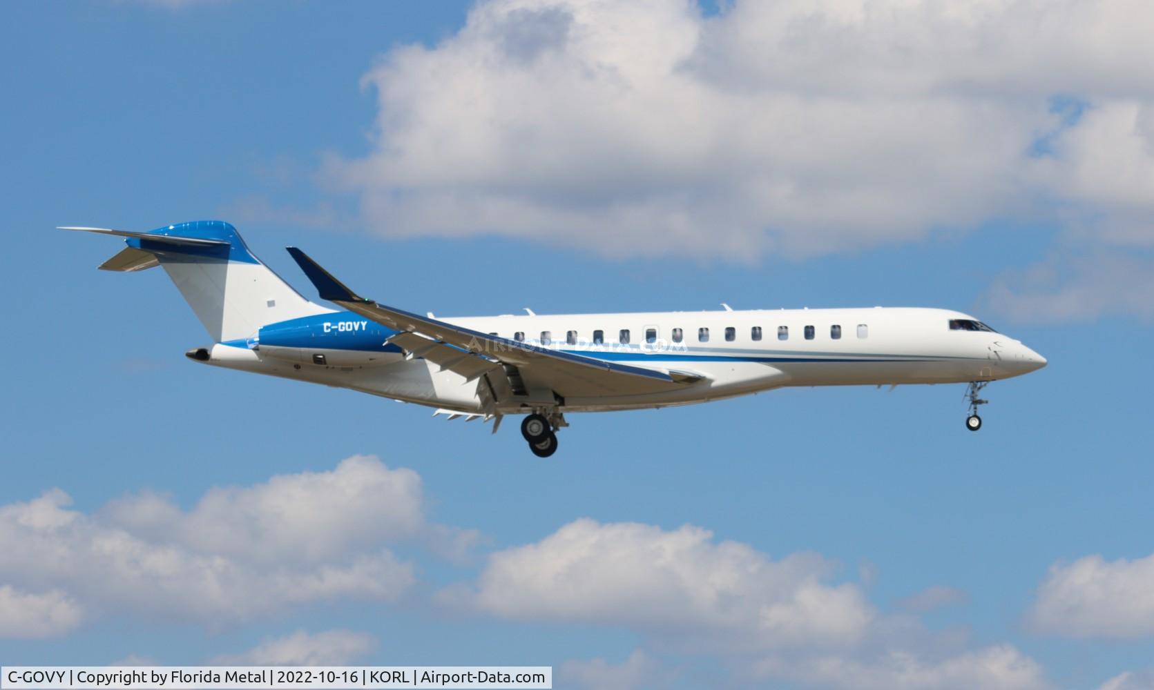 C-GOVY, 2022 Bombardier BD-700-2A12 Global 7500 C/N 70117, Global 7500 zx
