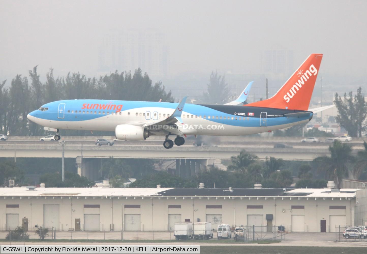 C-GSWL, 2012 Boeing 737-8K5 C/N 37243, Sunwing (hybrid) 737-800 zx