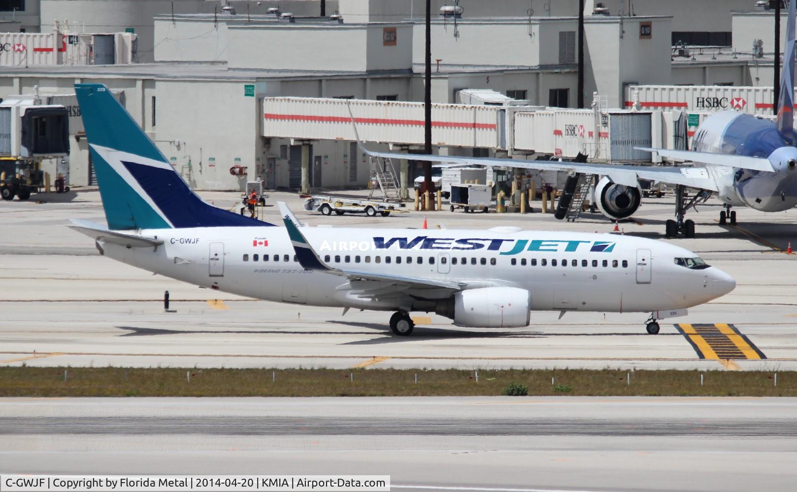C-GWJF, 2004 Boeing 737-7CT C/N 32766, WestJet 737-700 zx