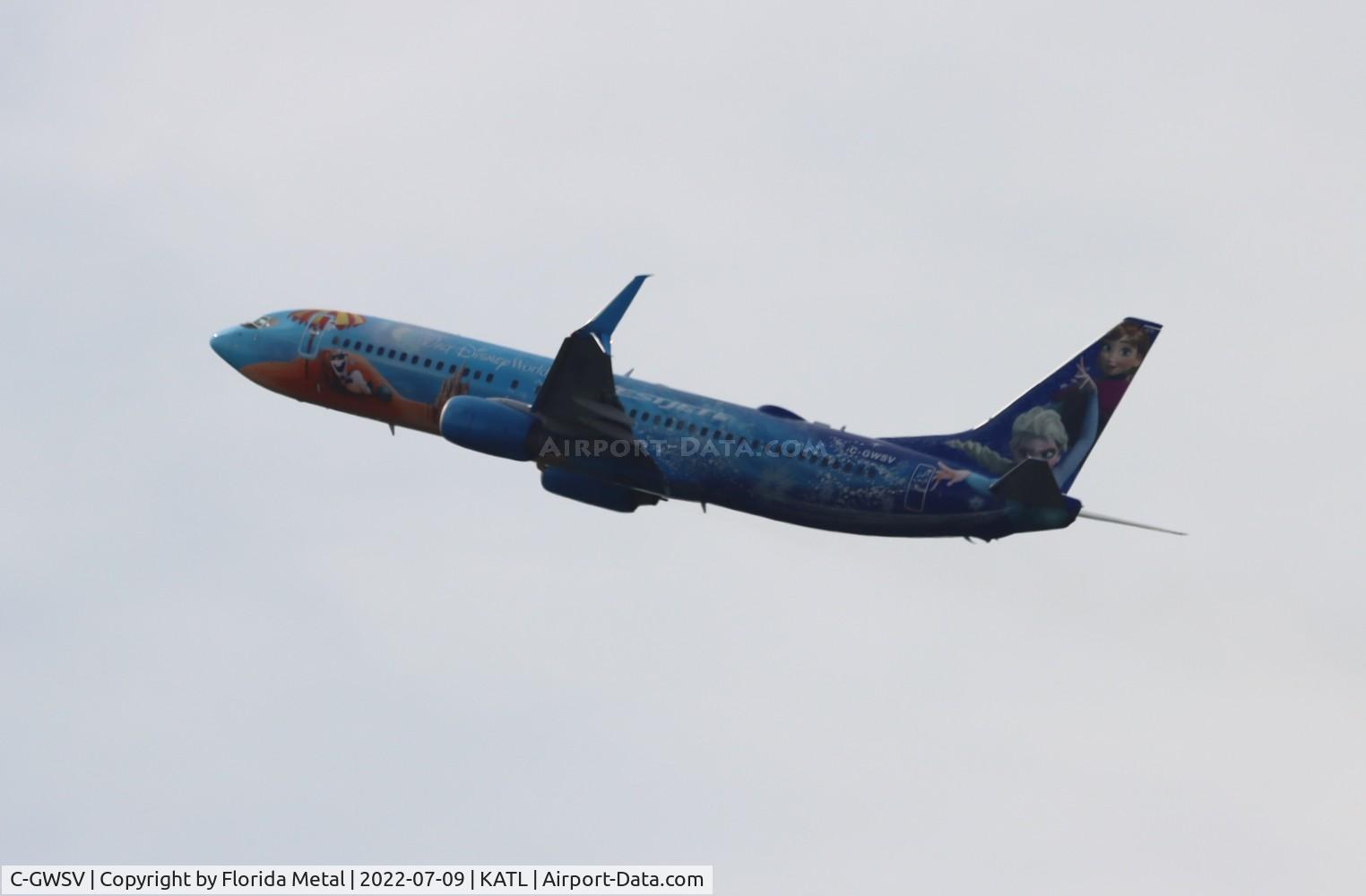 C-GWSV, 2009 Boeing 737-8CT C/N 37158, WestJet Frozen 737-800 zx