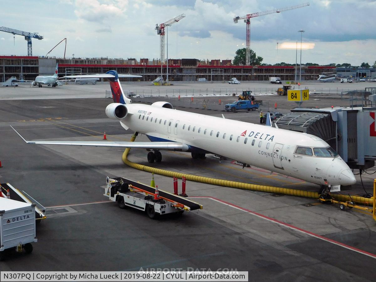 N307PQ, 2014 Bombardier CRJ-900LR NG (CL-600-2D24) C/N 15307, At Montreal