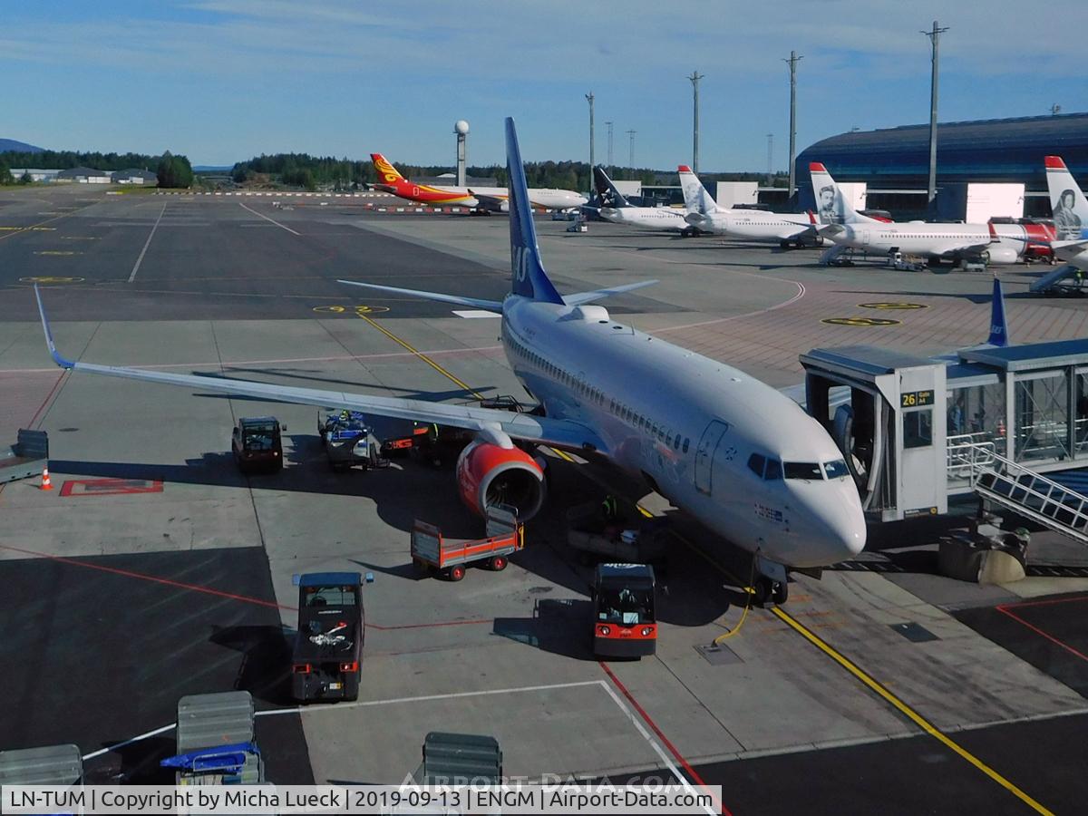 LN-TUM, 2002 Boeing 737-705 C/N 29098, At Gardermoen