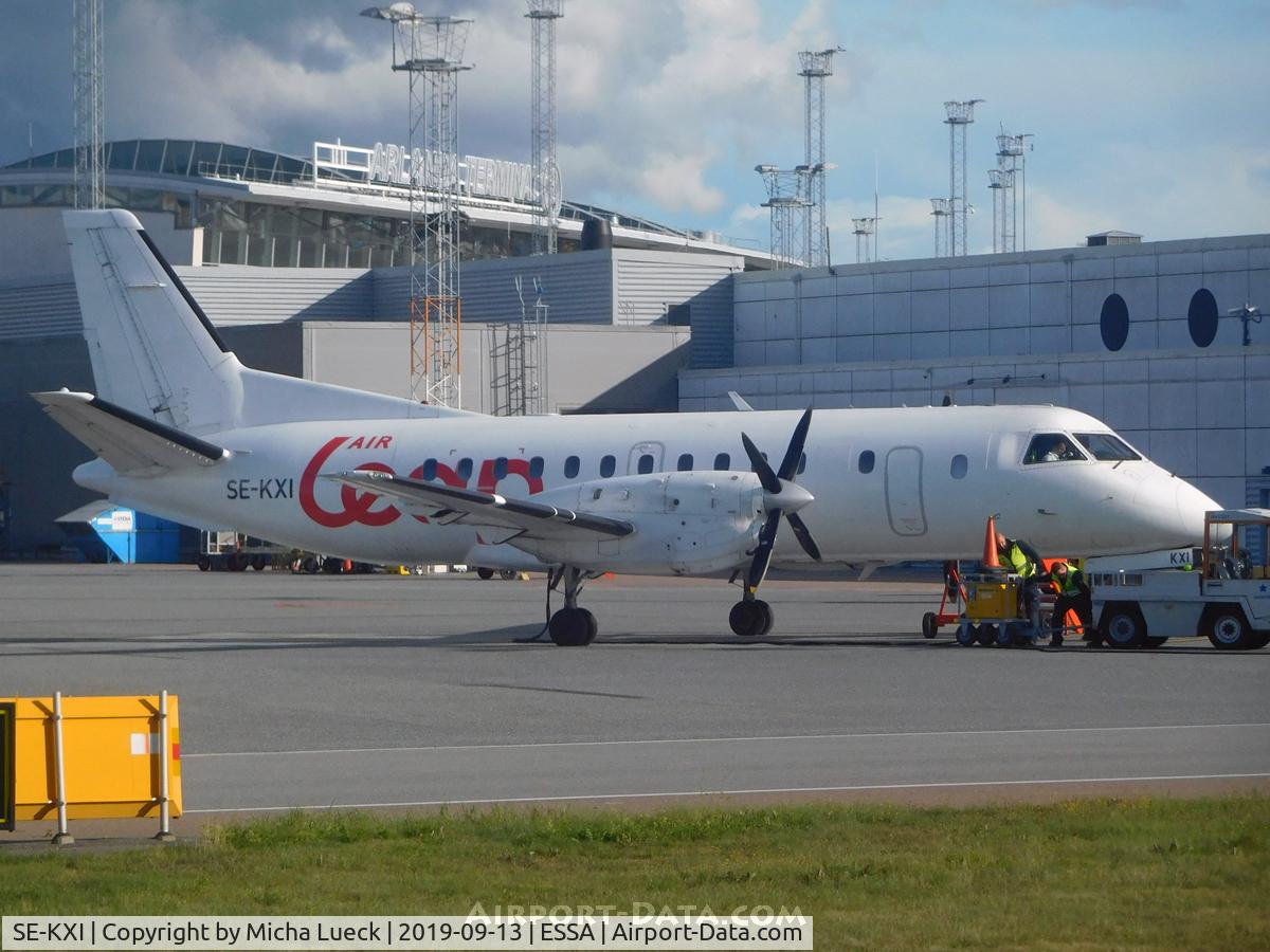 SE-KXI, 1989 Saab 340B C/N 340B-176, At Arlanda