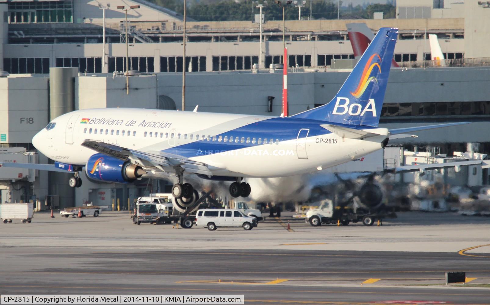 CP-2815, 1998 Boeing 737-3U3 C/N 28738, MIA 2014