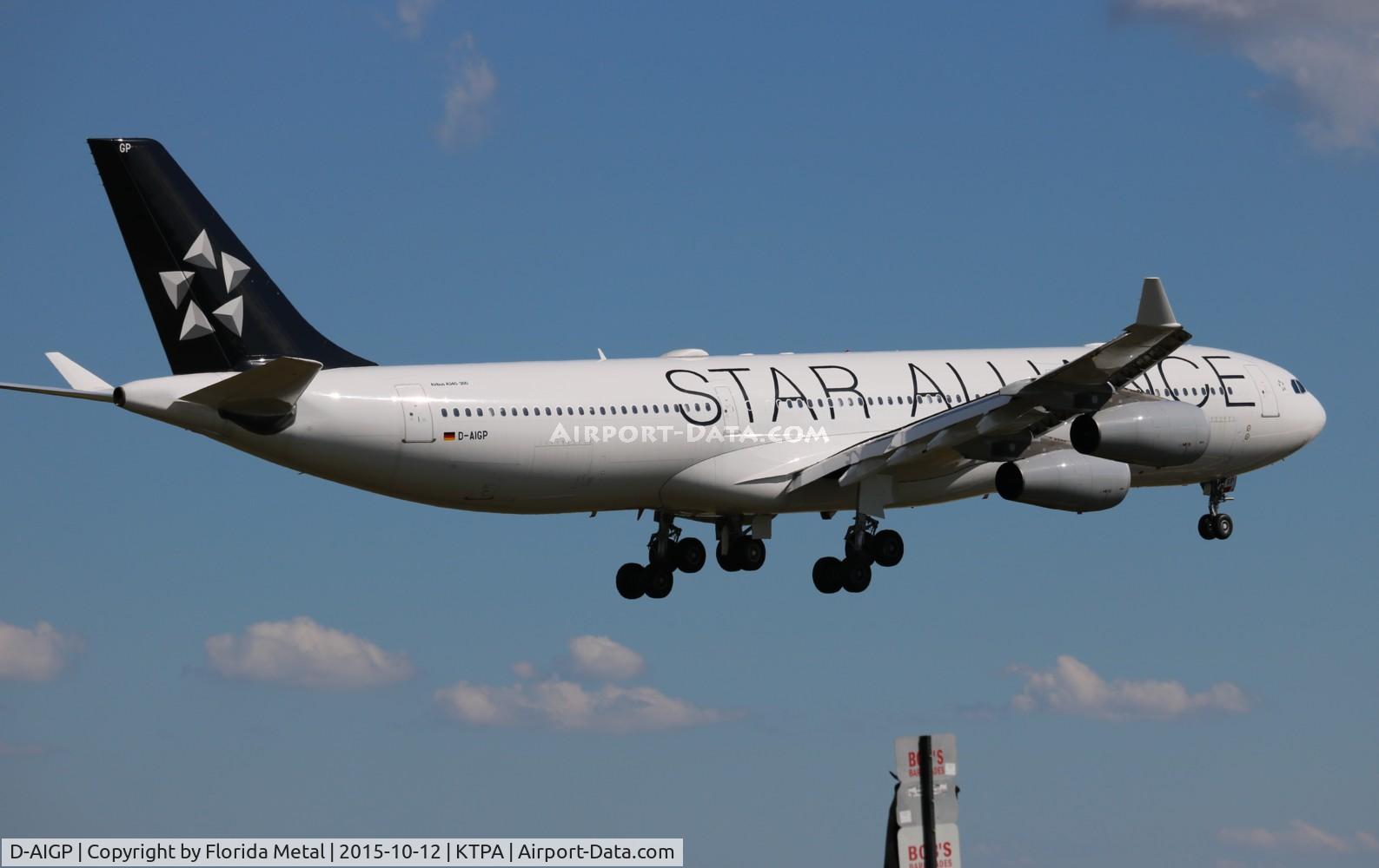 D-AIGP, 1998 Airbus A340-313X C/N 252, Lufthansa Star A340-300 zx