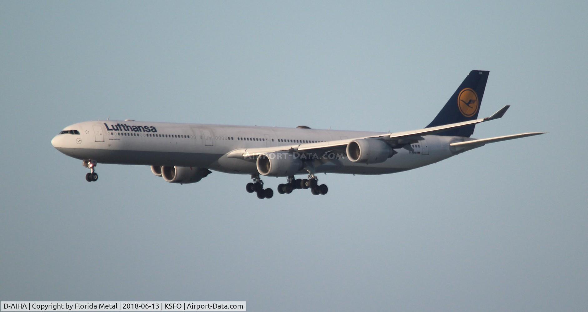 D-AIHA, 2003 Airbus A340-642 C/N 482, Lufthansa A340-600 zx