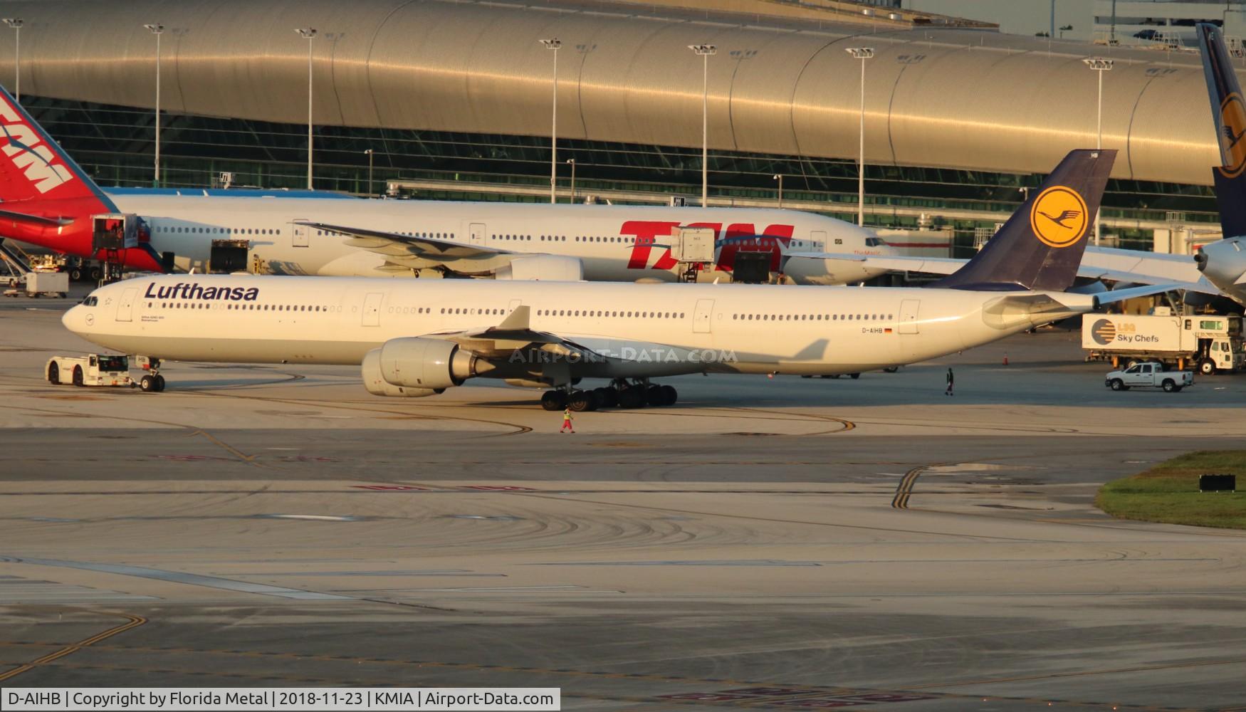 D-AIHB, 2003 Airbus A340-642 C/N 517, Lufthansa A340-600 zx