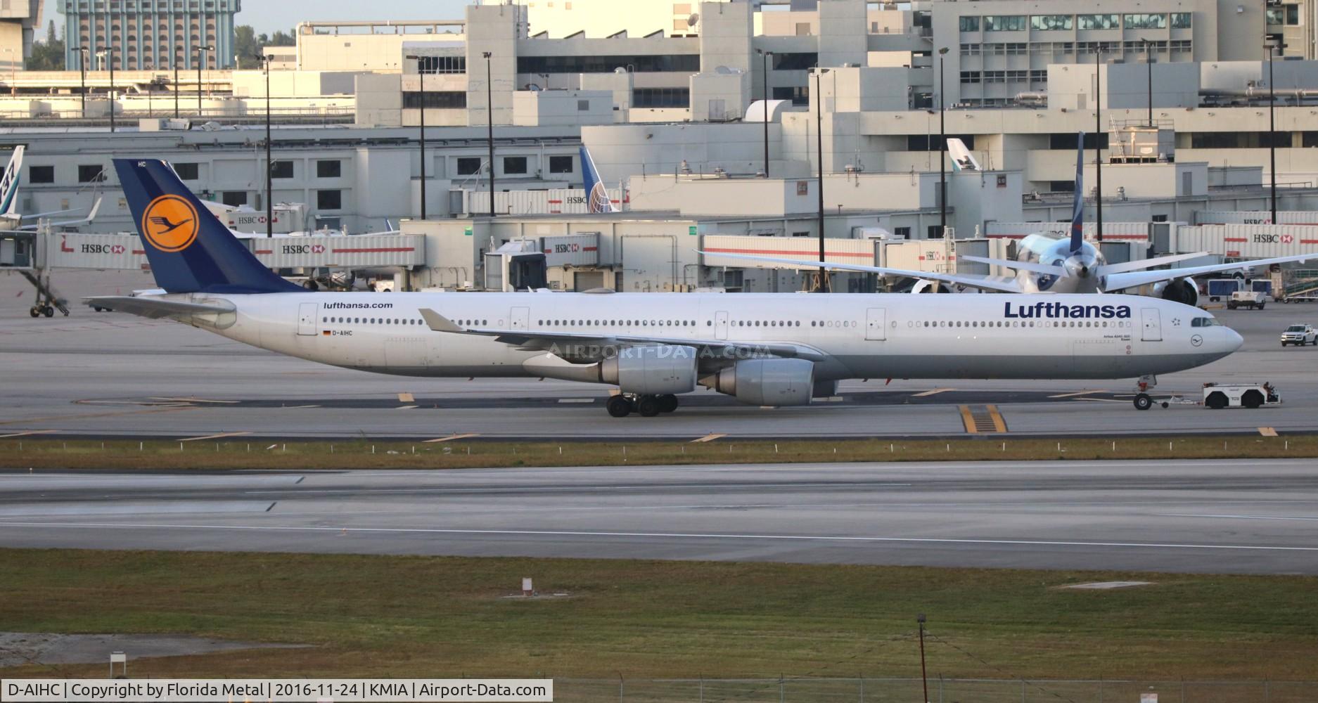 D-AIHC, 2003 Airbus A340-642 C/N 523, Lufthansa A340-600 zx
