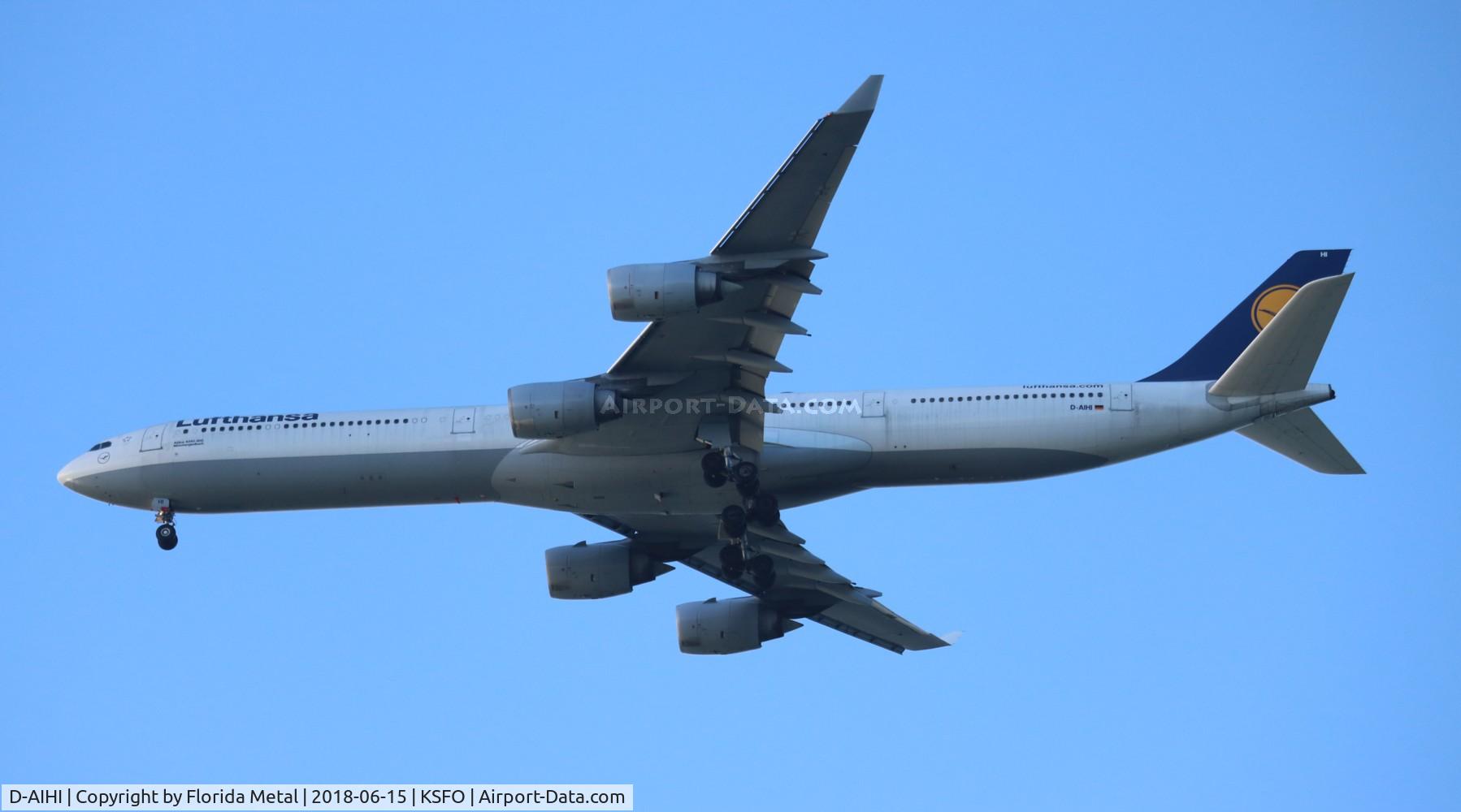D-AIHI, 2004 Airbus A340-642 C/N 569, Lufthansa A340-600 zx