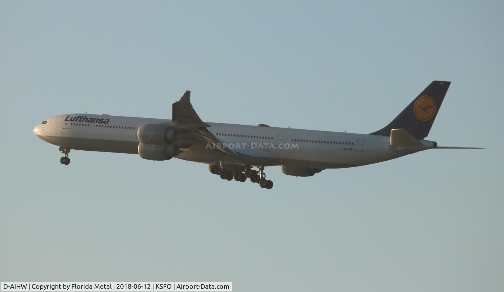 D-AIHW, 2008 Airbus A340-642X C/N 972, Lufthansa A340-600 zx