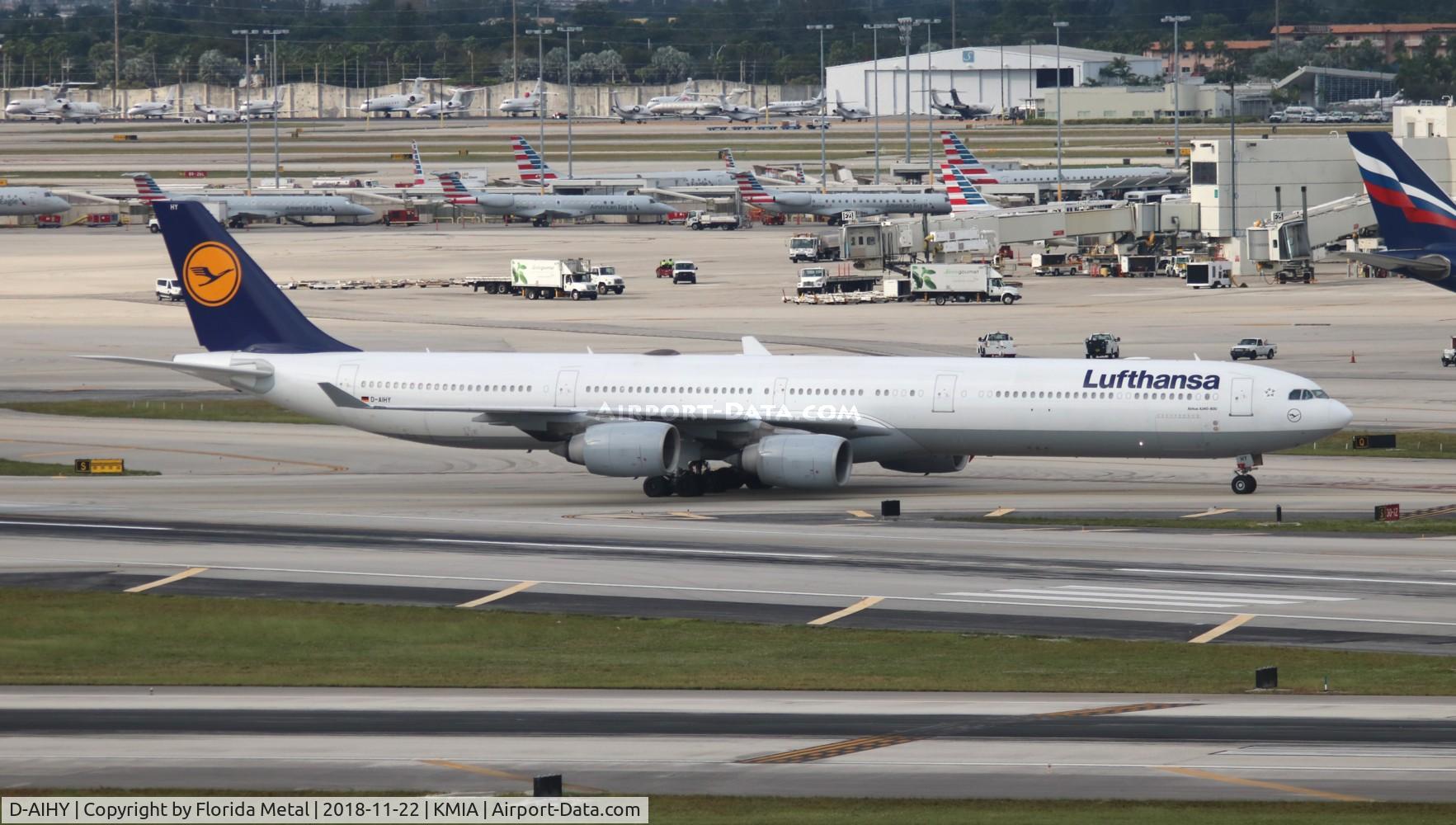 D-AIHY, 2009 Airbus A340-642X C/N 987, Lufthansa A340-600 zx
