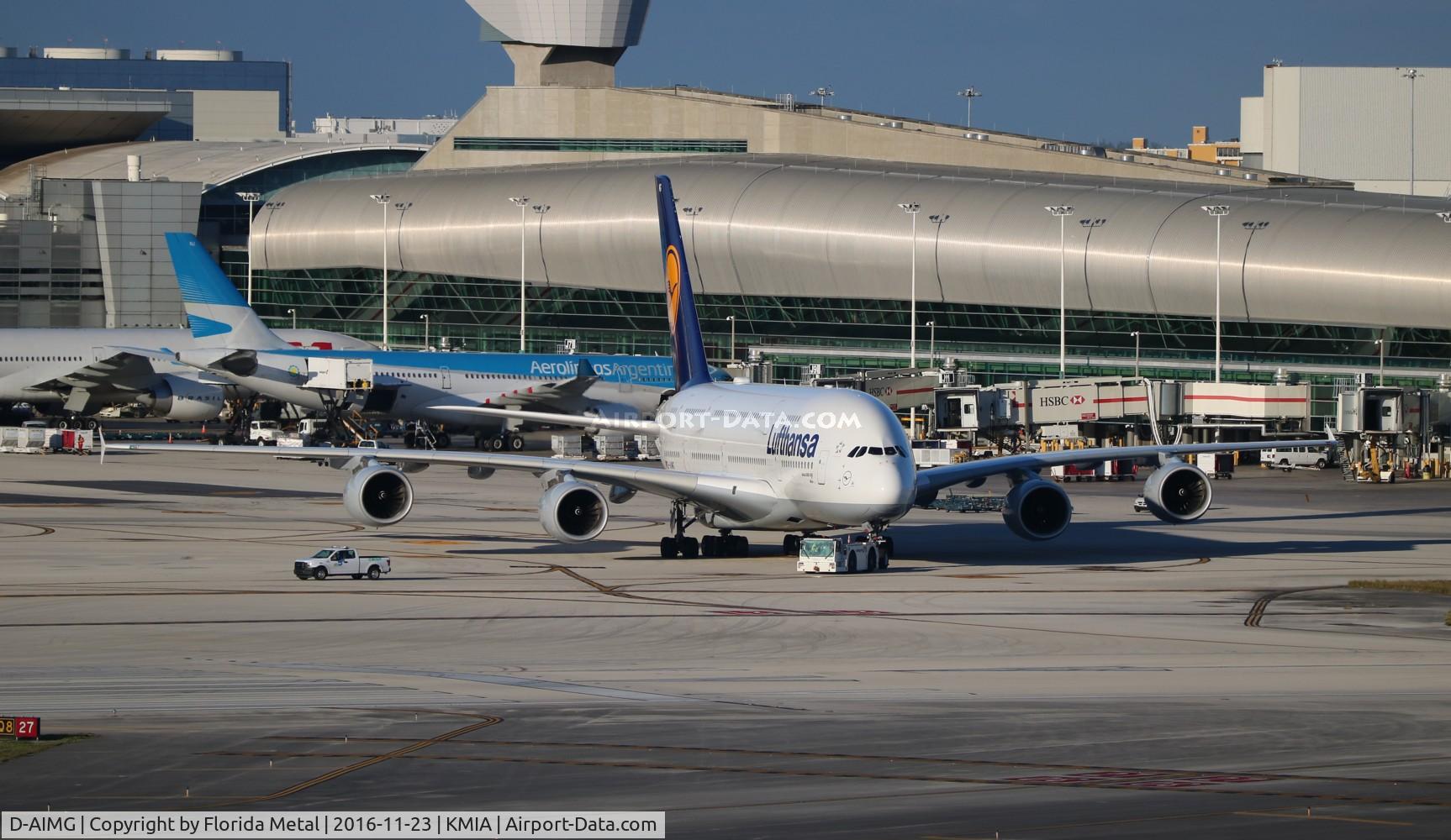 D-AIMG, 2011 Airbus A380-841 C/N 069, MIA 2016