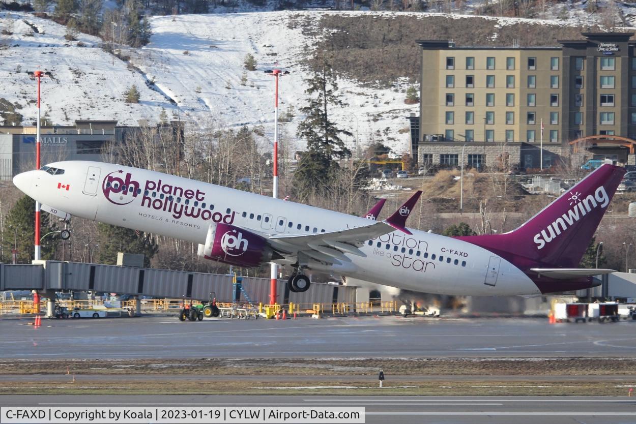 C-FAXD, 2019 Boeing 737-8 MAX C/N 44299, Departure to Cancun.