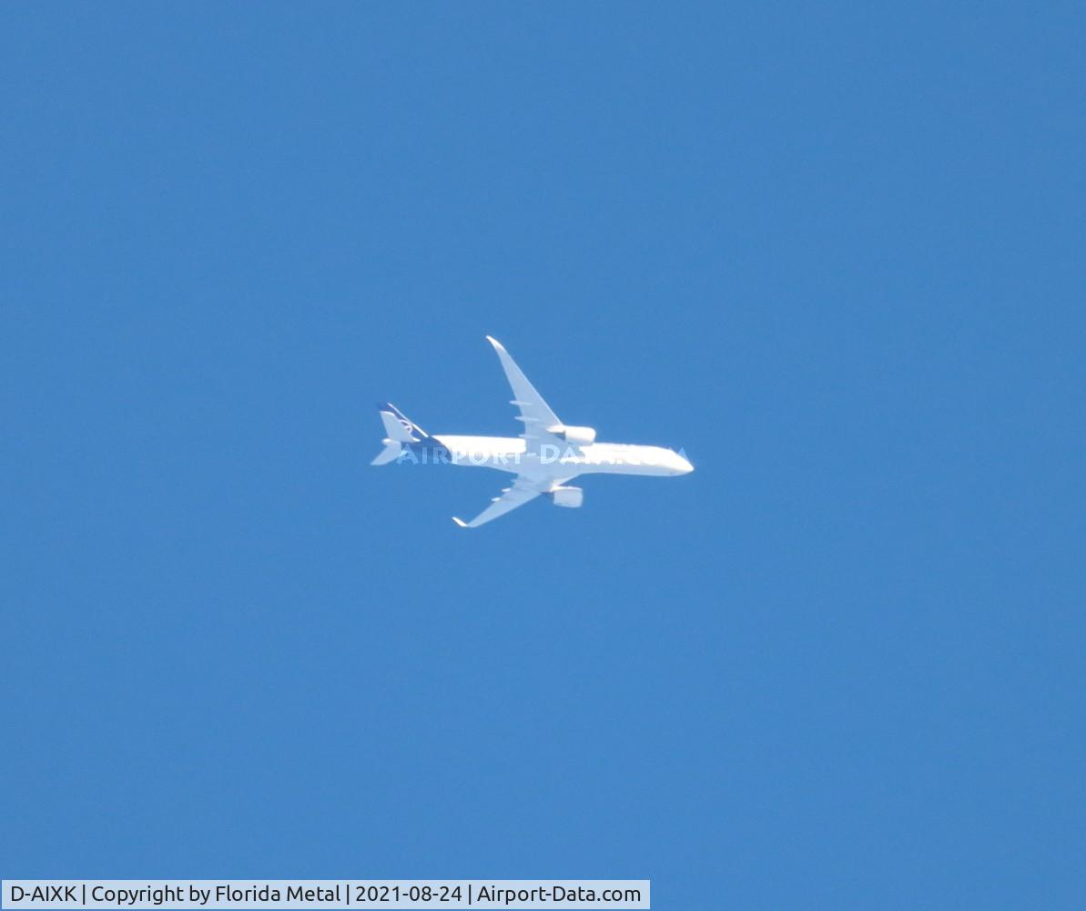 D-AIXK, 2018 Airbus A350-941 C/N 212, FRA-ORD seen over Michigan - Lufthansa A350-900 zx