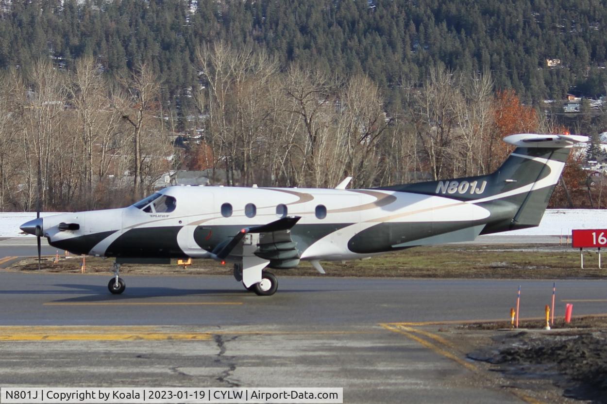 N801J, 2007 Pilatus PC-12/47 C/N 801, Arrival from Seattle BFI.