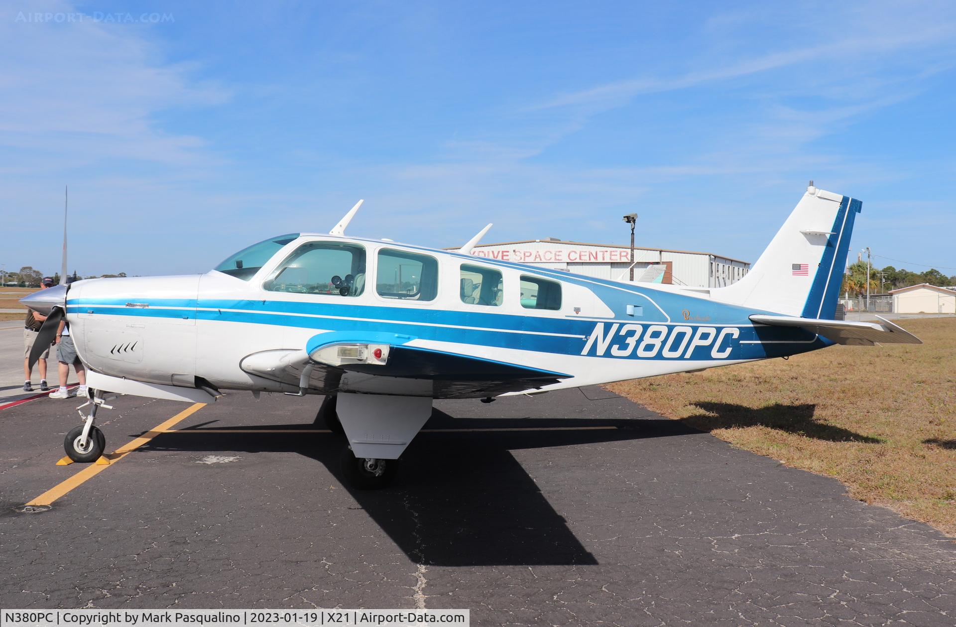 N380PC, 1978 Beech A36 Bonanza 36 C/N E-1384, Beech A36