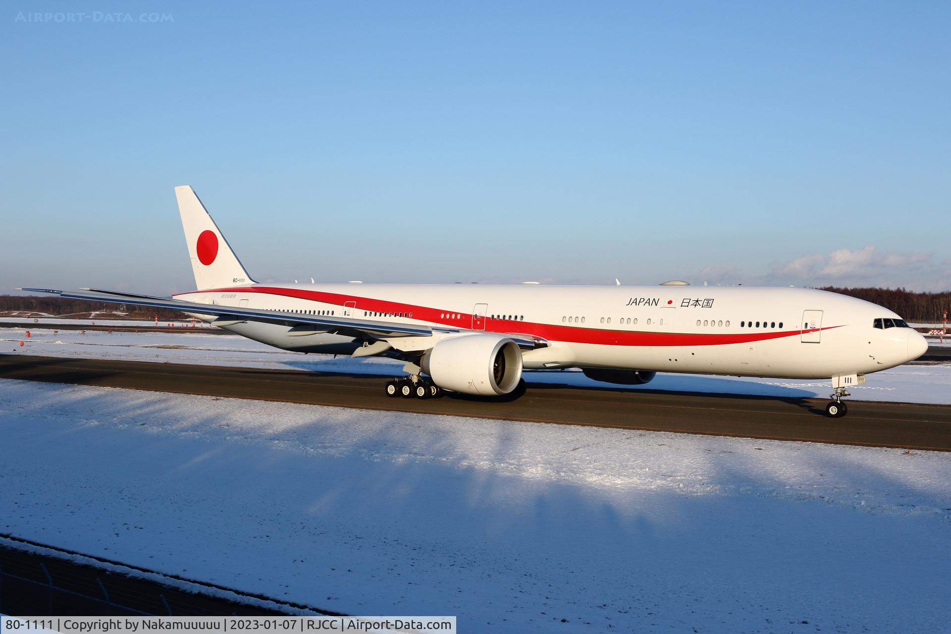 80-1111, 2016 Boeing 777-3SB/ER C/N 62439, Japan Air Self-Defence Force.  Aircraft for Prime Minister.