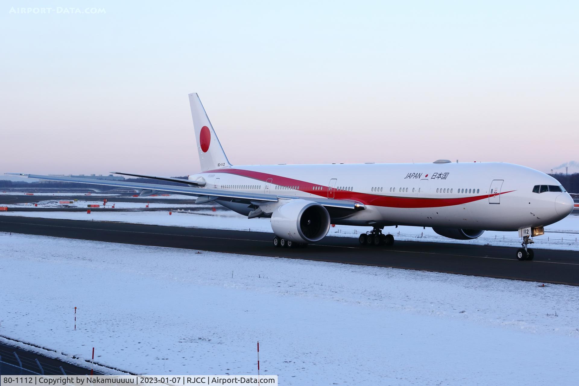 80-1112, 2016 Boeing 777-300/ER (BBJ) C/N 62440, Japan Air Self-Defence Force.  Aircraft for Prime Minister.