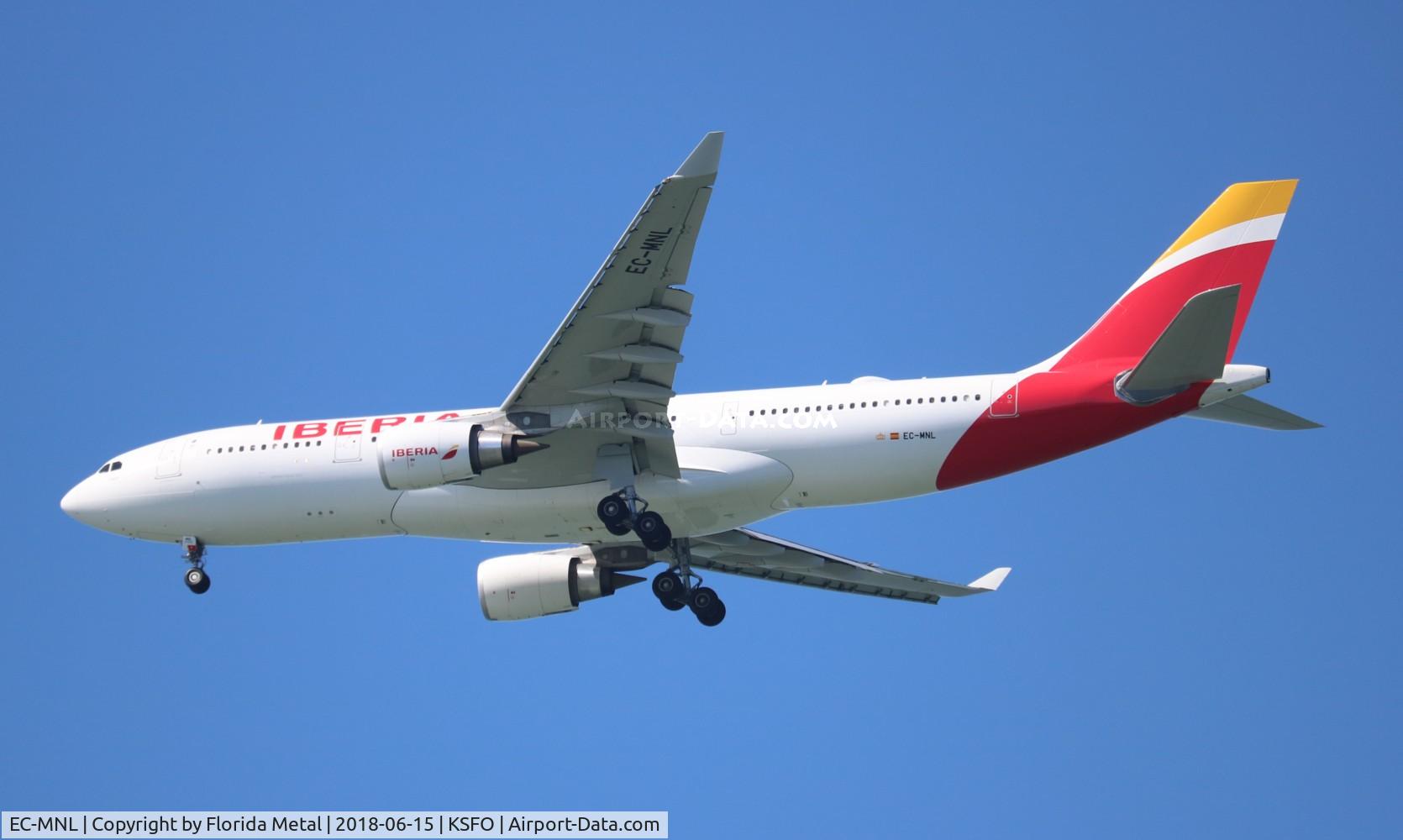 EC-MNL, 2016 Airbus A330-202 C/N 1761, Iberia A332 zx