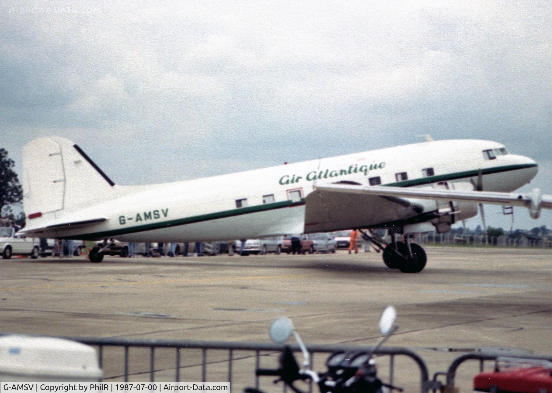 G-AMSV, 1944 Douglas DC-3A-467 (C-47B) C/N 16072, G-AMSV 1944 DC3 Air Atlantic IAT