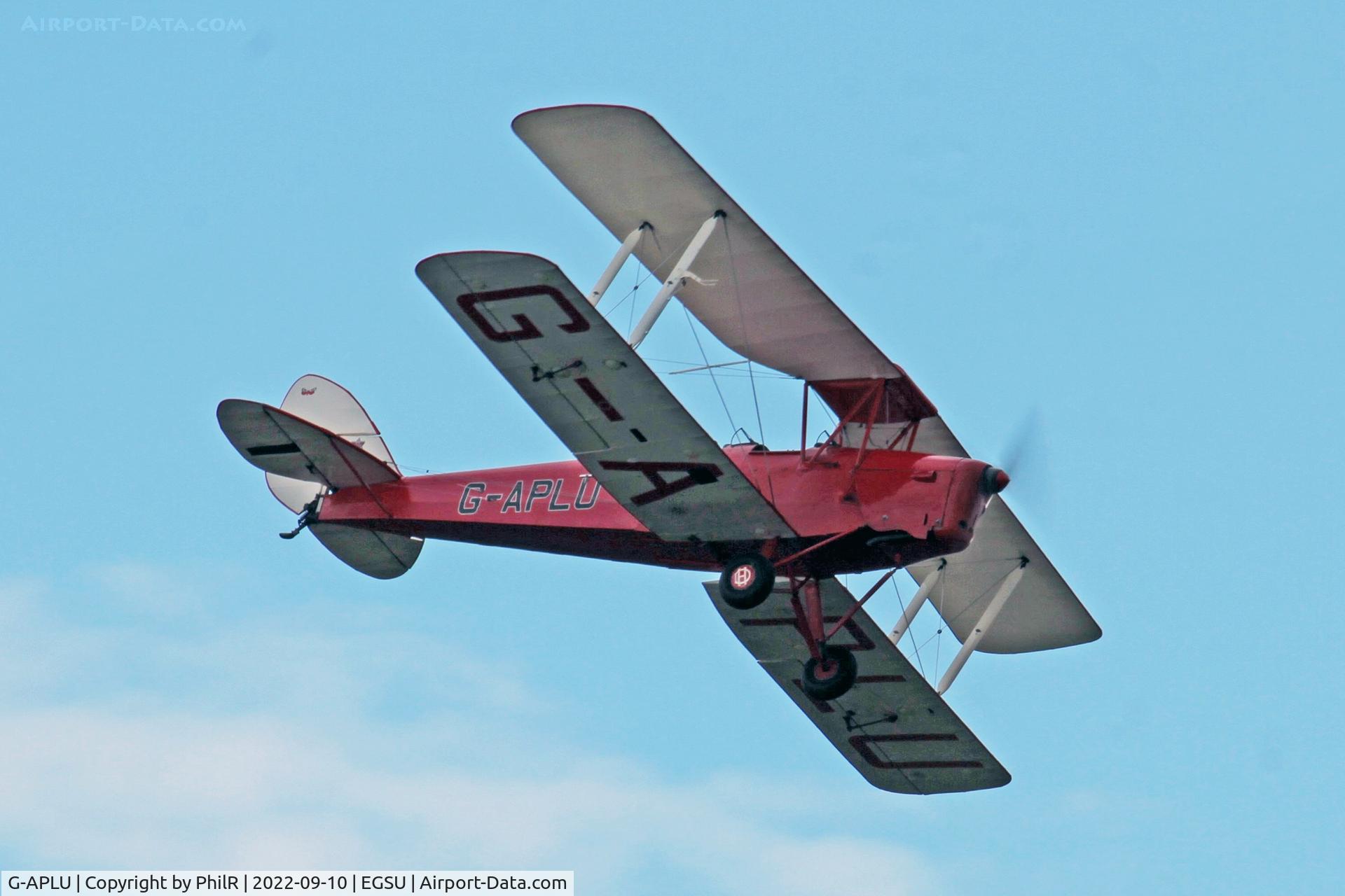 G-APLU, 1941 De Havilland DH-82A Tiger Moth II C/N 85094, G-APLU 1941 DH82A Tiger Moth BoB Display Duxford