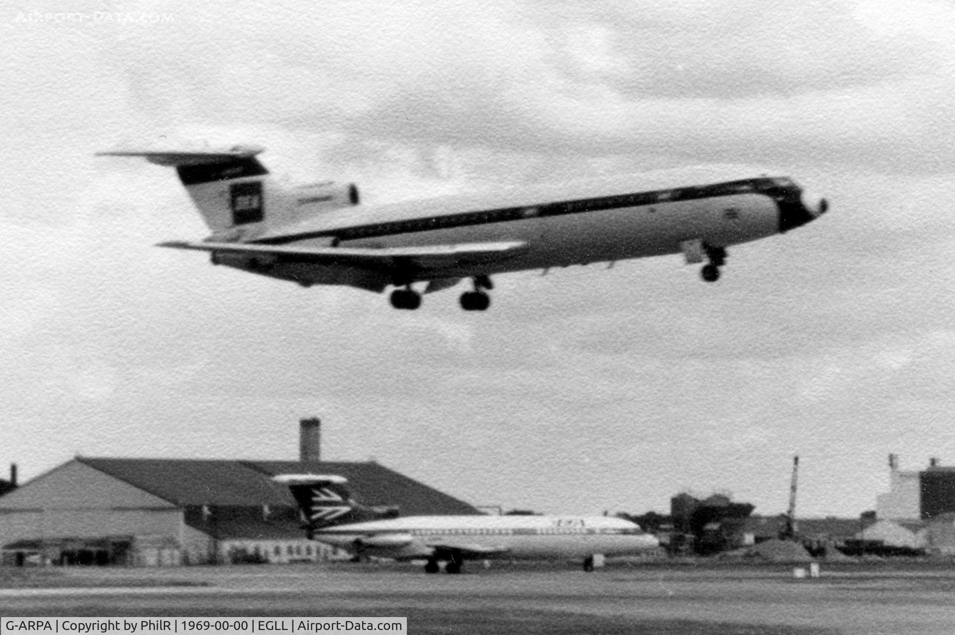 G-ARPA, 1962 De Havilland DH-121 Trident 1C C/N 2101, G-ARPA 1962 HS121 Trident 1C BEA LHR