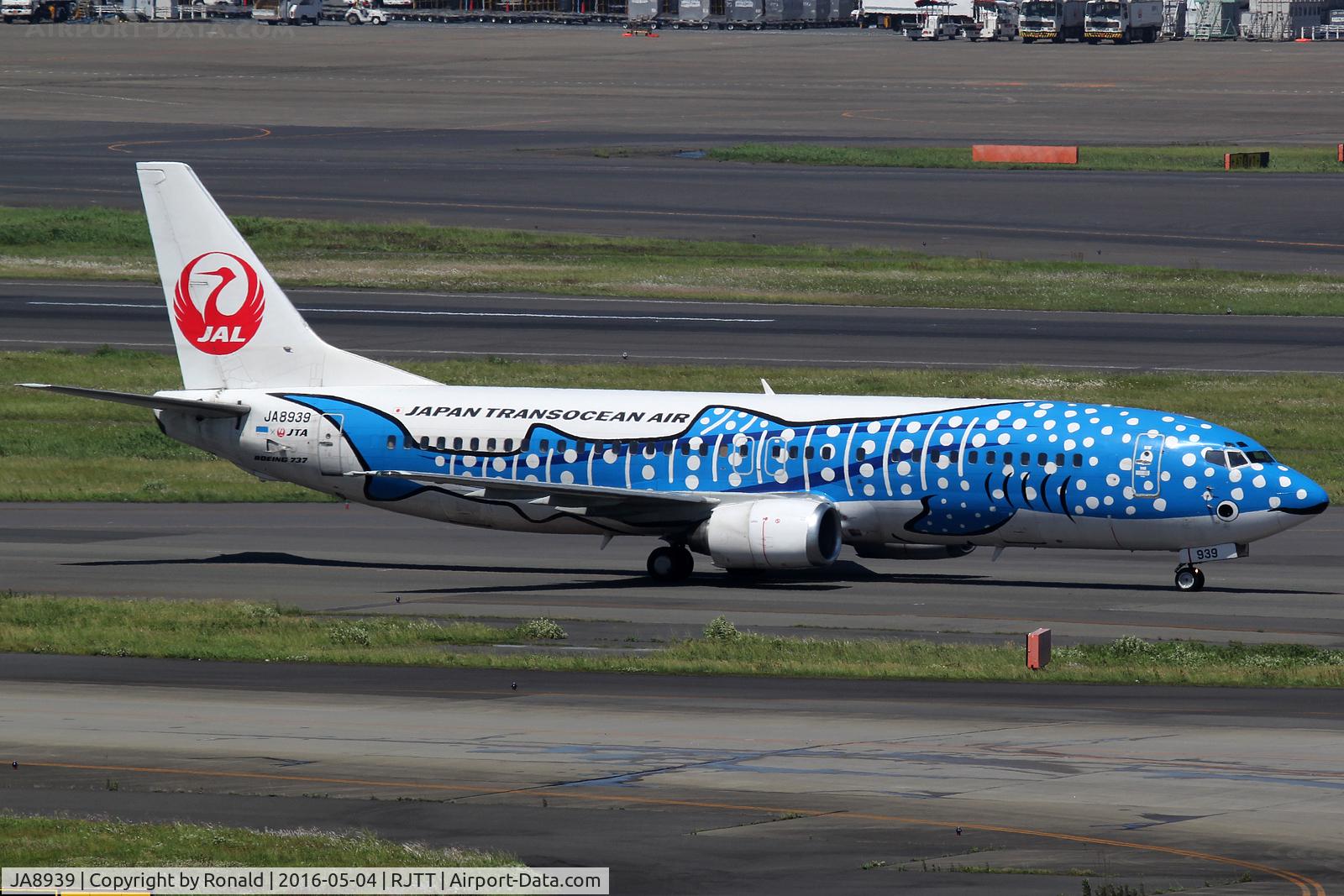 JA8939, 1999 Boeing 737-4Q3 C/N 29486, at hnd