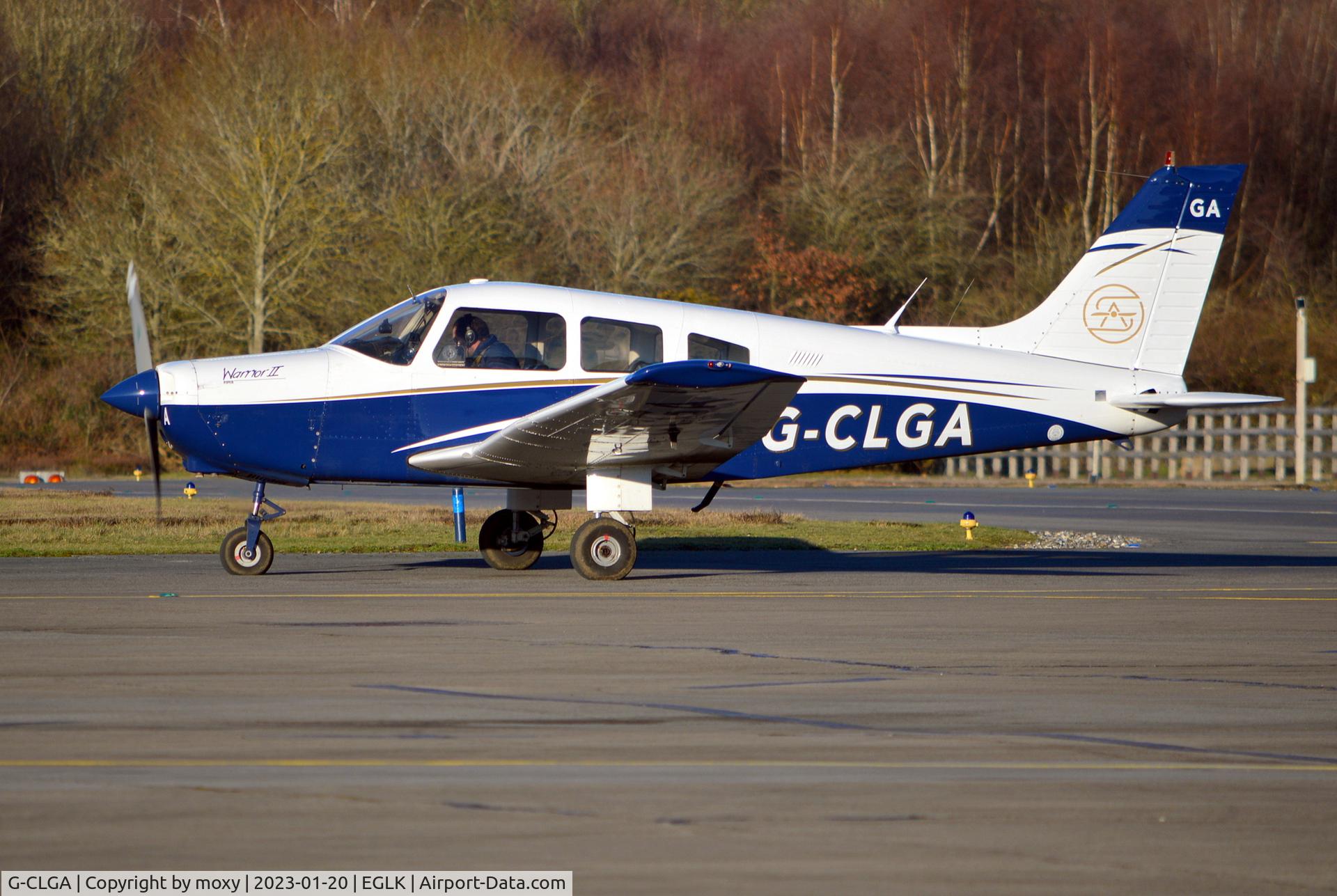 G-CLGA, 1982 Piper PA-28-161 Cherokee Warrior II C/N 28-8316001, Piper PA-28-161 Cherokee Warrior II at Blackbushe. Ex N8275V