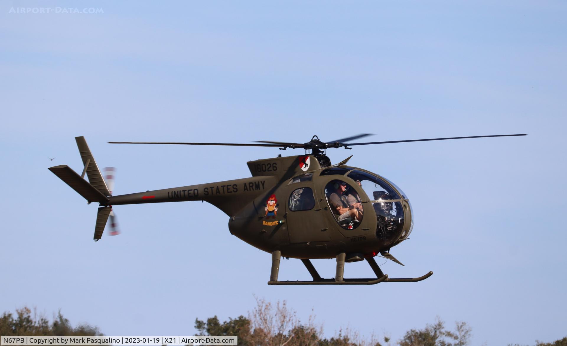 N67PB, 1968 Hughes OH-6A Cayuse C/N 480411, Hughes OH-6A Cayuse