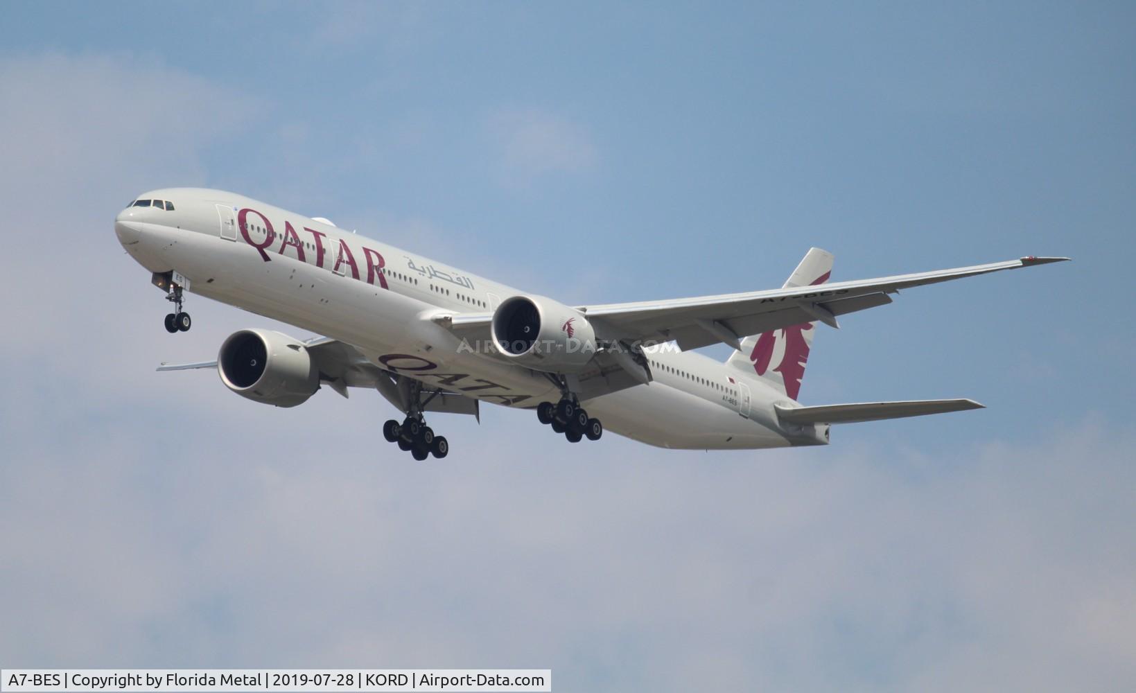 A7-BES, 2018 Boeing 777-3DZ/ER C/N 64089, Qatar 777-300 zx
