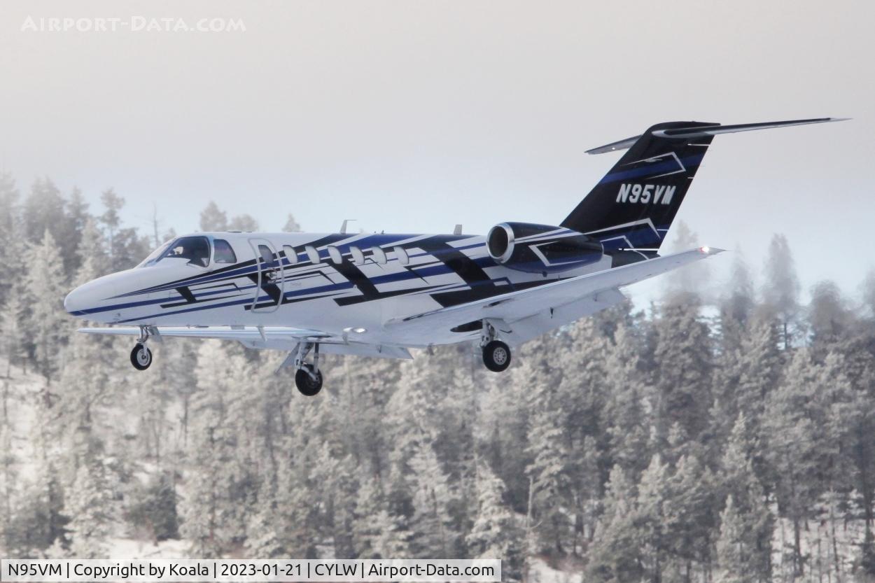 N95VM, 2016 Cessna 525B Citation CJ3+ C/N 525B0506, Arrival from Santa Rosa (STS, CA).