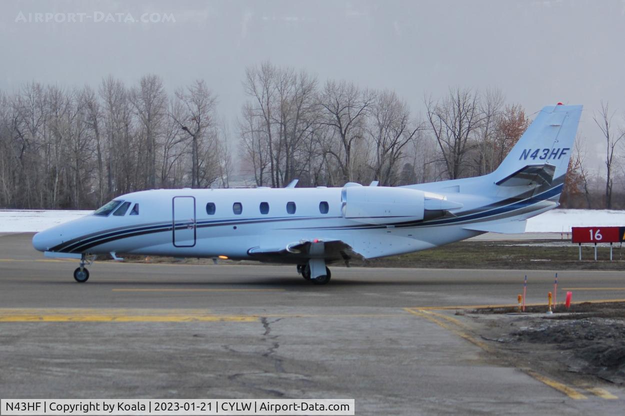 N43HF, 2004 Cessna 560XLS Citation Excel C/N 560-5519, Arrival from Denver Centennial (APA, CO).