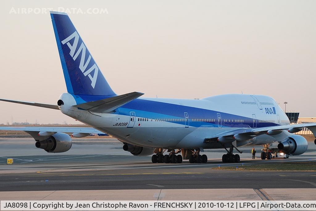 JA8098, 1991 Boeing 747-481 C/N 25207, ANA All Nippon Airways