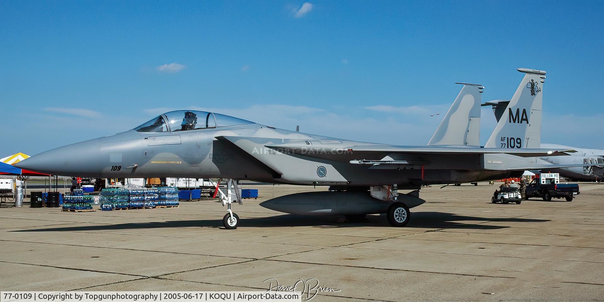 77-0109, 1977 McDonnell Douglas F-15A Eagle C/N 0393/A321, 102nd FW