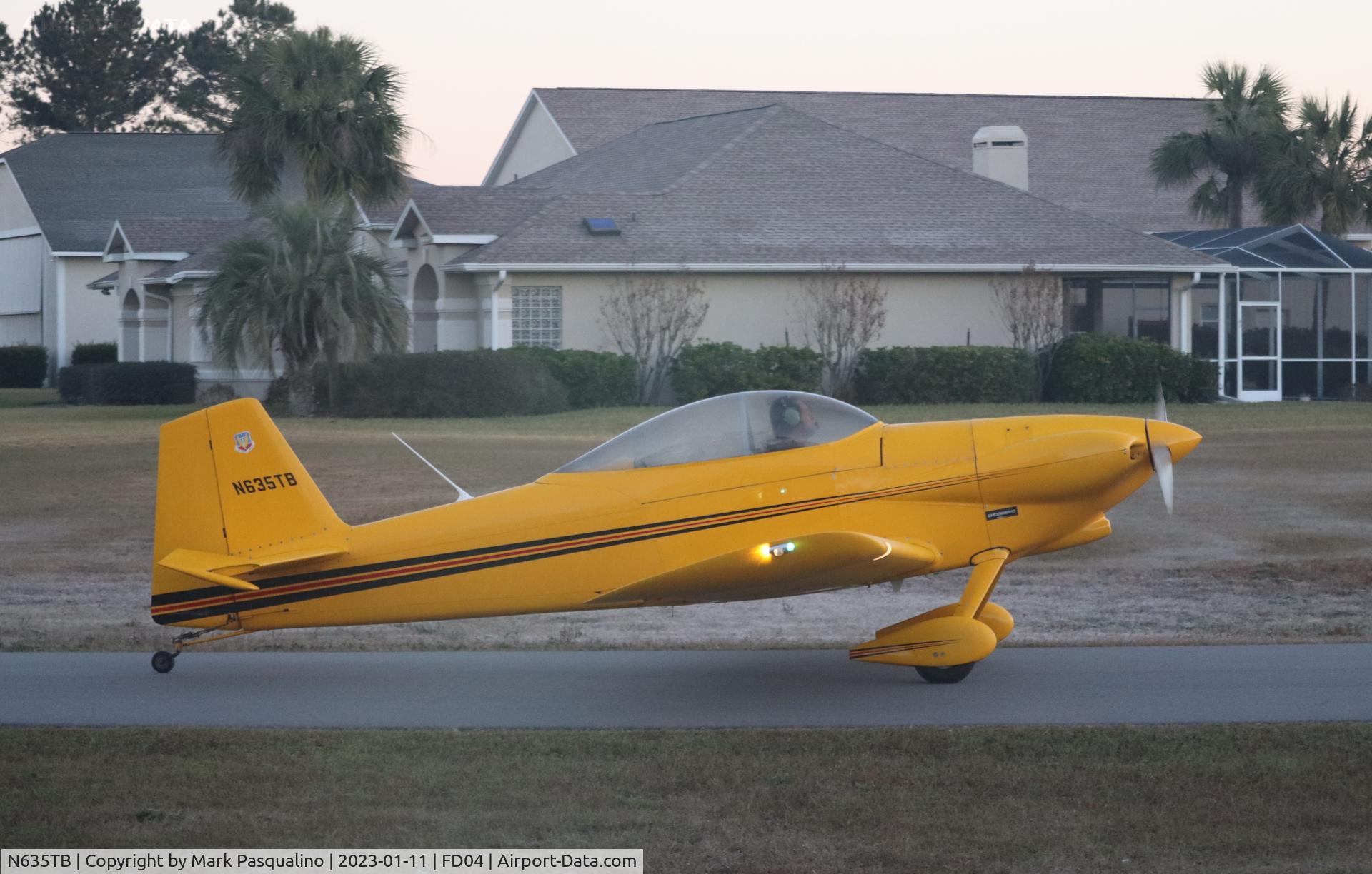 N635TB, 1999 Vans RV-4 C/N 149, Vans RV-4