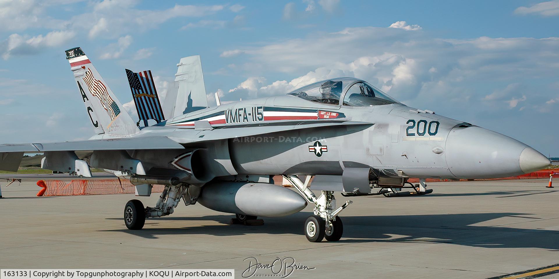 163133, 1987 McDonnell Douglas F/A-18A Hornet C/N 544/A452, Beautiful CAG bird